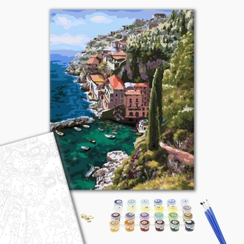 Картина по номерам Природа - Альпійське містечко