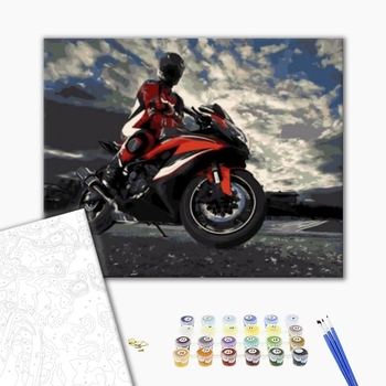 Картина по номерам Чоловічі - Гонщик