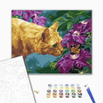 Картина по номерам Тварини, птахи та риби - Руда цікавість