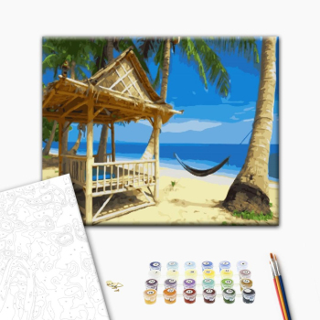 Картина по номерам Природа - Райський пляж