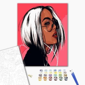 Картина по номерам Люди на картинах - Фешн