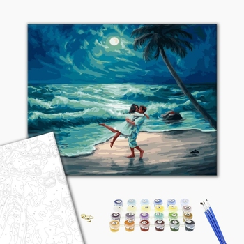 Картина по номерам Романтика - На березі океану