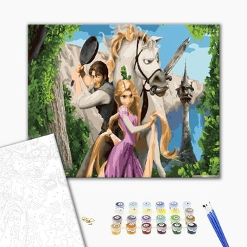 Картина по номерам Мультфільми, комікси, аніме - Рапунцель