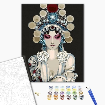 Картина по номерам Люди на картинах - Пекинская опера