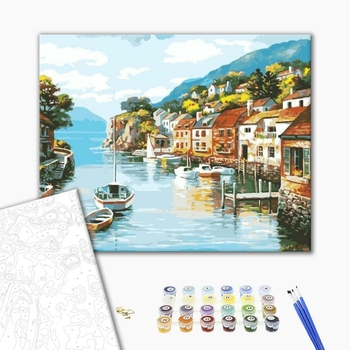 Картина по номерам Природа - Голубая бухта