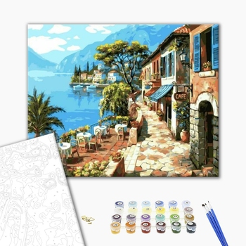 Картина по номерам Природа - Прогулянка уздовж моря