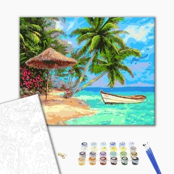 Картина по номерам Природа - Пляж