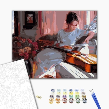 Картина по номерам Репродукції художників - Ода жіночності Худ. Володимир Волегов