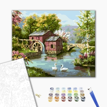 Картина по номерам Пейзажі - Маленькая Мельница