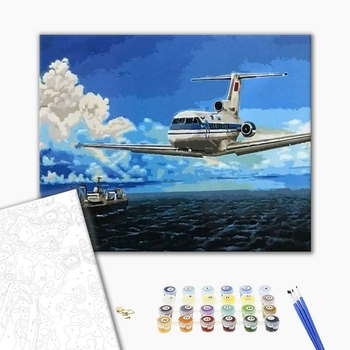 Картина по номерам Кораблі, автомобілі та літаки - Два лайнери