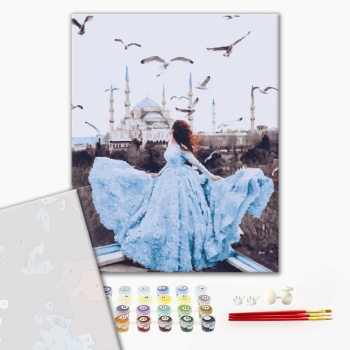 Картина по номерам Преміум картини - Дыхание Стамбула