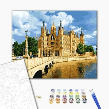 Картина по номерам Города - Замок в Шверіні