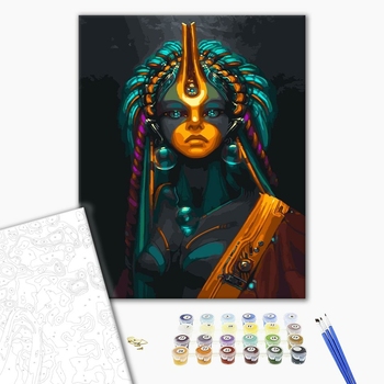 Картина по номерам Люди на картинах - Джун Мун