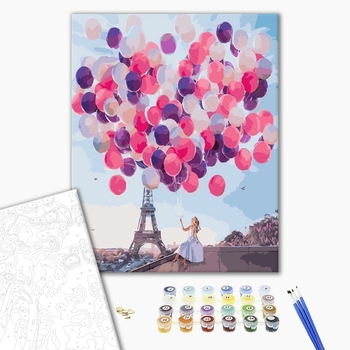 Картина по номерам Авторські колекції - Париж в кулях