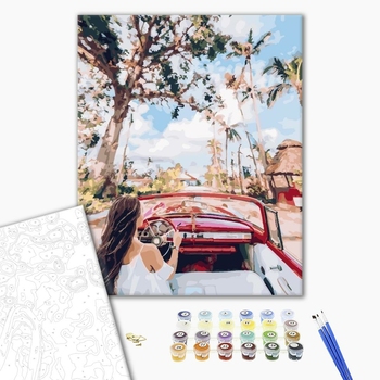 Картина по номерам Города - Вулицями Куби