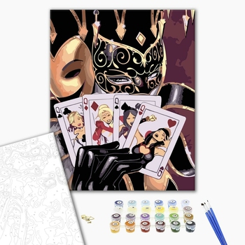 Картина по номерам Люди на картинах - Каре з дам