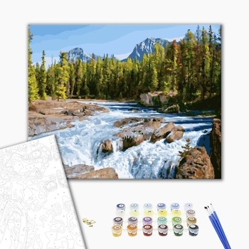 Картина по номерам Пейзажі - Шум реки