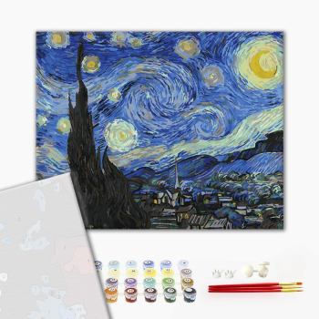 Картина по номерам Преміум картини - Зоряна ніч