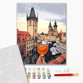 Картина по номерам Преміум картини - Апероль праги