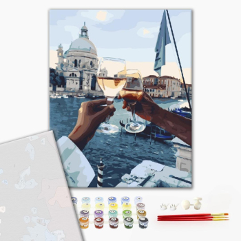Картина по номерам Преміум картини - Романтика Венеции