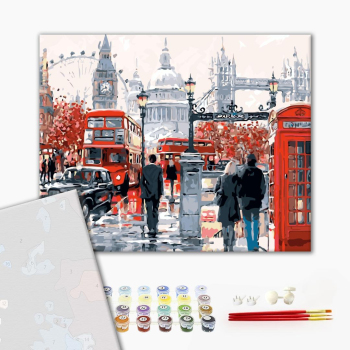 Картина по номерам Преміум картини - Очарование Лондона