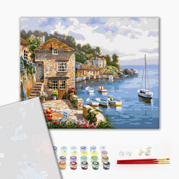 Картина по номерам Преміум картини - Лодки в море