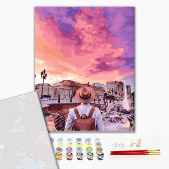 Картина по номерам Преміум картини - Это розовое небо