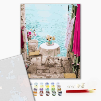 Картина по номерам Преміум картини - Укромное местечко италии