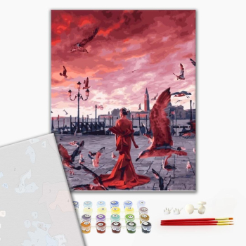 Картина по номерам Преміум картини - Могущество женщины. Венеция