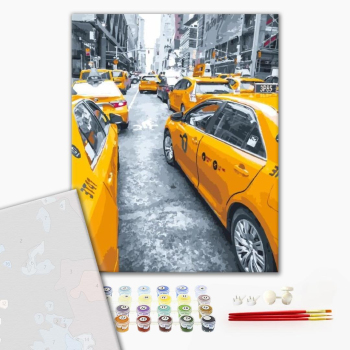 Картина по номерам Преміум картини - Нью-йоркское такси