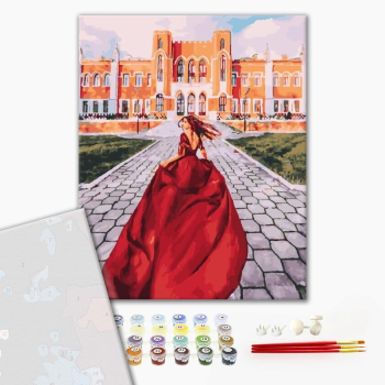 Картина по номерам Преміум картини - Невероятная в крассном