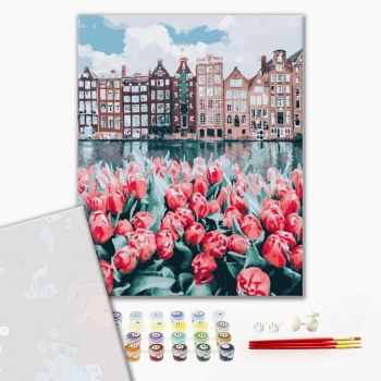 Картина по номерам Преміум картини - Квіти Амстердама
