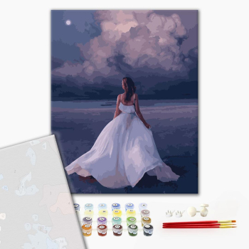 Картина по номерам Преміум картини - Белая ночь