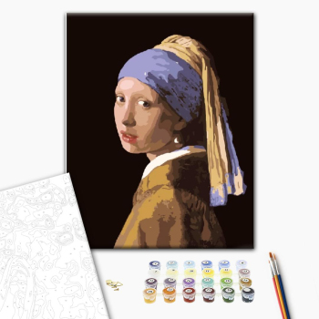 Картина по номерам Репродукції художників - Дівчина з перловою сережкою