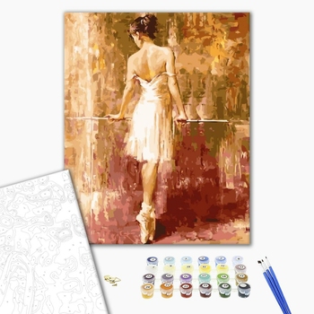 Картина по номерам Люди на картинах - Балерина в позиції