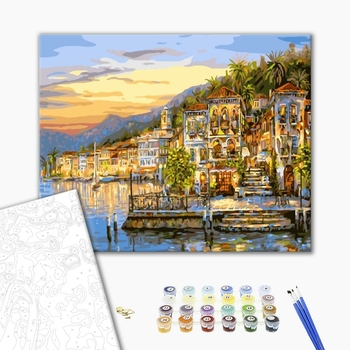 Картина по номерам Природа - Побережье острова