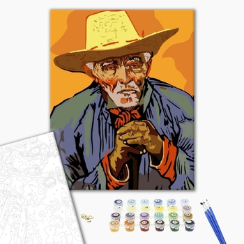 Картина по номерам Репродукції художників - Портрет селянина Патьенса Ескален. Ван Гог