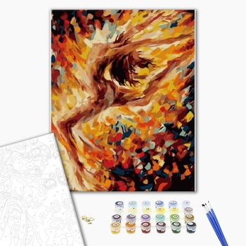 Картина по номерам Люди на картинах - Эмоция. Леонид Афремов