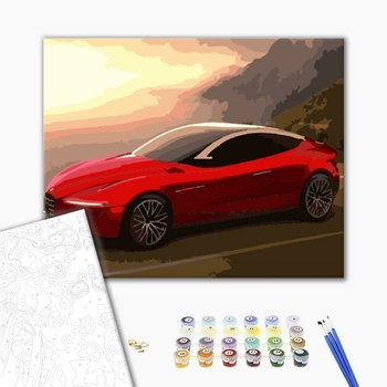 Картина по номерам Кораблі, автомобілі та літаки - Тесла