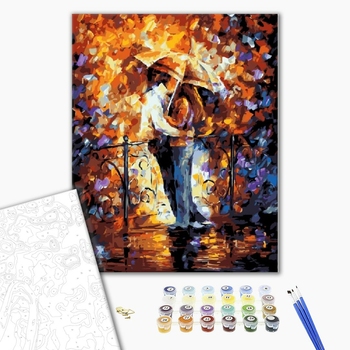 Картина по номерам Люди на картинах - Любовь. Леонид Афремов