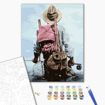 Картина по номерам Люди на картинах - Мисливець