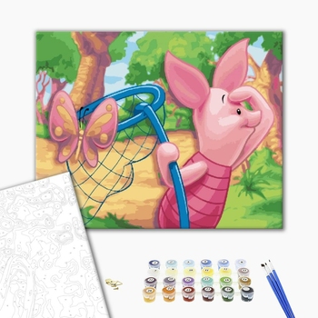 Картина по номерам Мультфільми, комікси, аніме - Пятачёк