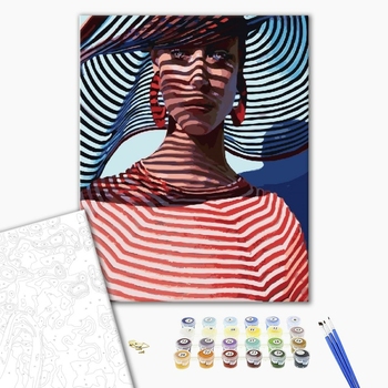 Картина по номерам Люди на картинах - Вікторія