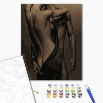 Картина по номерам Люди на картинах - Гаряча пристрасть