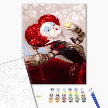 Картина по номерам Мультфільми, комікси, аніме - Крассная королева