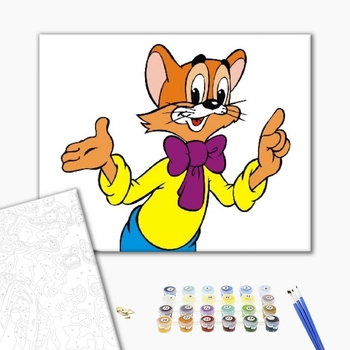 Картина по номерам Мультфільми, комікси, аніме - Кот Леопольд