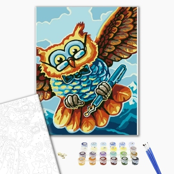 Картина по номерам Для початківців - Гогенова сова