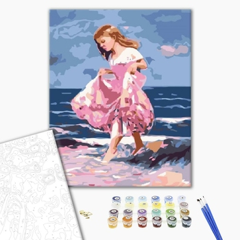 Картина по номерам Люди на картинах - По пятам моря