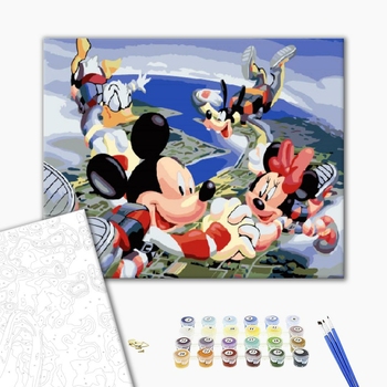 Картина по номерам Мультфільми, комікси, аніме - Вселенная Микки Мауса