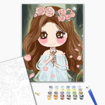 Картина по номерам Мультфільми, комікси, аніме - Сказочная девочка